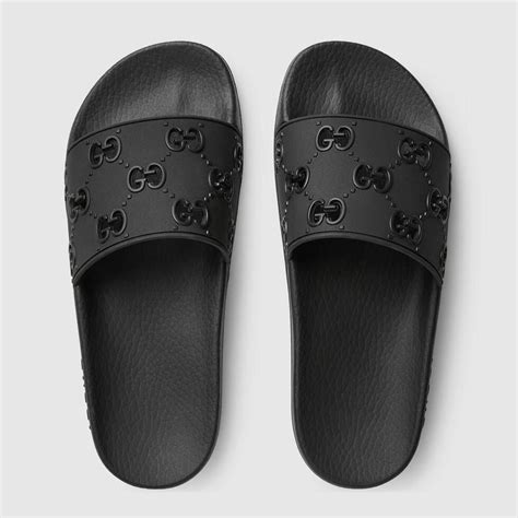 black gucci women slides|gucci women's slides clearance sale.